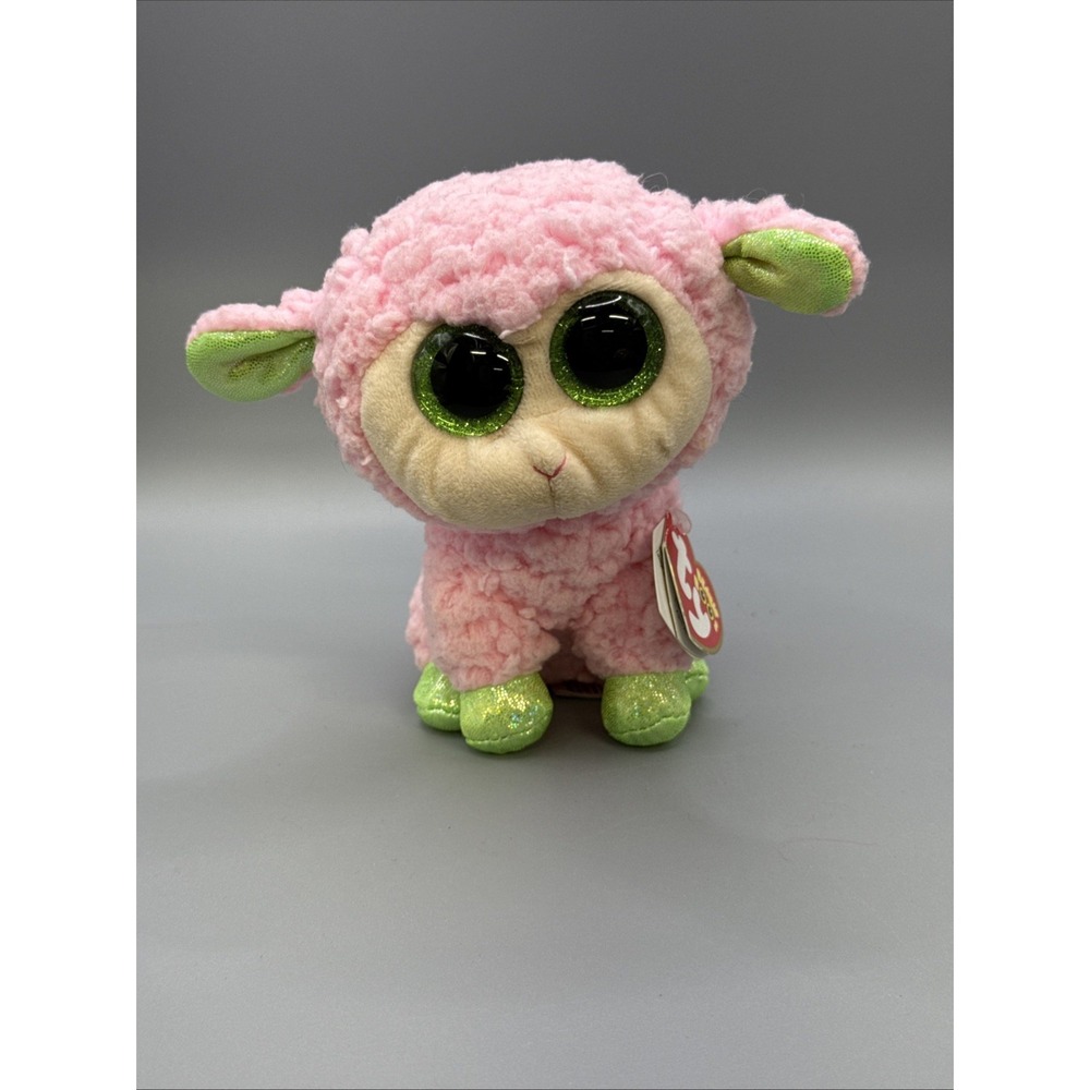 Ty Beanie Boos - BABS the Pink Lamb (6 Inch) - Retired